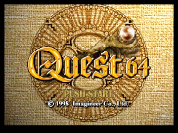 Quest 64 (USA) screen shot title